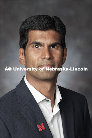 Studio portrait of Nikhil Satyala, Assistant Professor of Practice, School of Computing. August 21, 