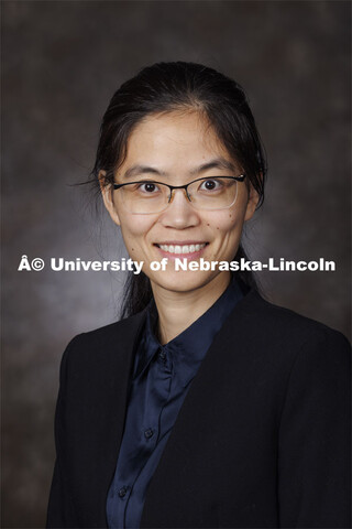 Studio portrait of Xiaomeng Li, Research Assistant Professor, School of Natural Resources. August 21