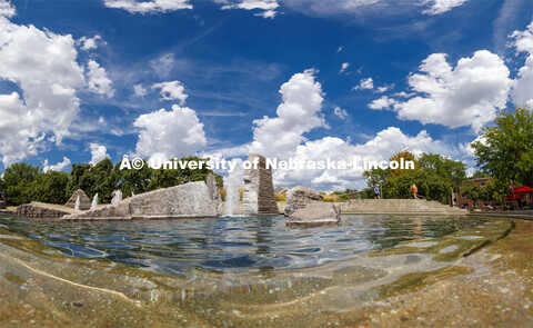 Broyhill Fountain. City Campus. August 30, 2024. 