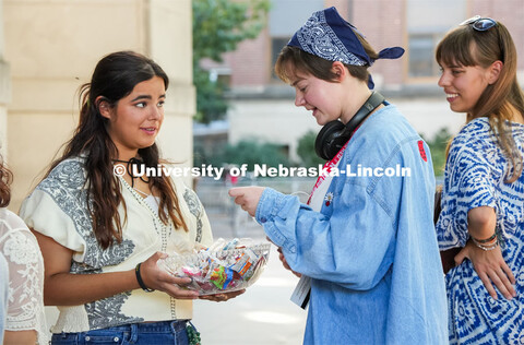 Fiesta on the green at the Nebraska Union Plaza. Fiesta on the Green is an annual Latino culture and