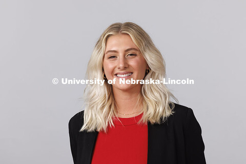 Studio portrait of Carson Fischer, Senior Assistant Director for Office of Admissions / ASEM. Octobe