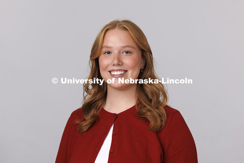 Studio portrait of Delaney Wetjen, Recruitment Specialist for Office of Admissions / ASEM. October 1