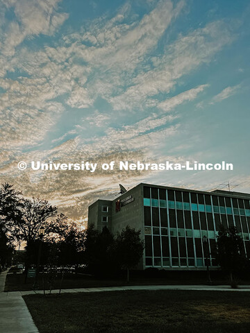 College of Journalism's Anderson Hall. Fall photos on City Campus. July 1, 2024. Taylor DeMaro / Uni