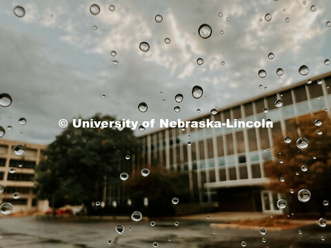 Exterior view of Anderson Hall. Fall photos on City Campus. July 1, 2024. Taylor DeMaro / University