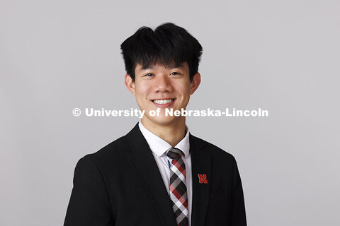 Studio portrait of Andy Nguyen. New Student Enrollment Orientation Leaders. December 13, 2024. 