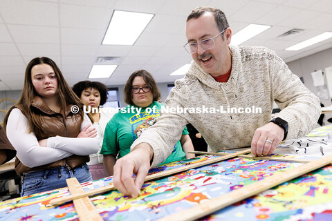 Michael Burton, Assistant Professor in the Department of Textiles, Merchandising and Fashion Design,