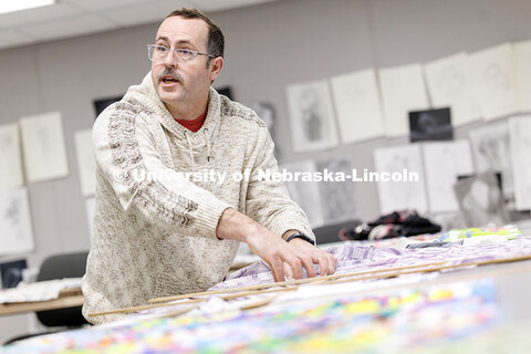 Michael Burton, Assistant Professor in the Department of Textiles, Merchandising and Fashion Design,