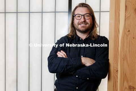 Portrait of Zeb Lund, Assistant Professor of Practice in the College of Architecture. February 11, 2