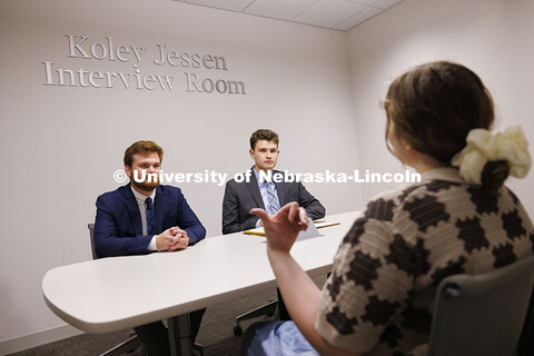 First Amendment Clinic in the Koley Jessen Interview Room. College of Law Clinics. September 19, 202