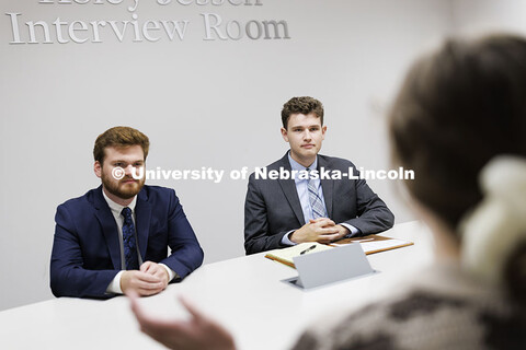 First Amendment Clinic in the Koley Jessen Interview Room. College of Law Clinics. September 19, 202