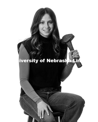 Studio portrait of Allison Carpenter, Engler Agribusiness Entrepreneur. May 16, 2025. 