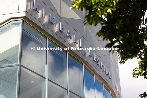 Exterior view of Kimball Recital Hall. Spring on City Campus. May 28, 2025. 