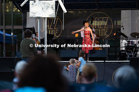 Caity Gyorgy on stage during Jazz in June on Tuesday, June 10. 