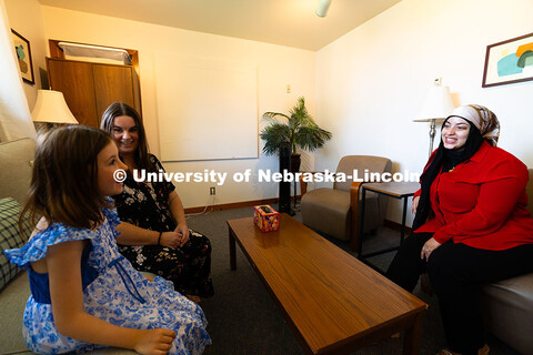 Kadeja Alkanass, a first-year graduate student in the Department of Child, Youth and Family Studies,