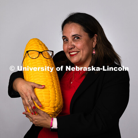 Studio portrait of Mari Beck, Academic Success Coach in the Center for Academic Success and Transiti