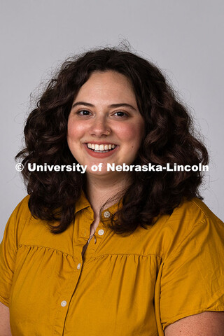 Studio portrait of Abby Roskos, Program Coordinator for the Center for Academic Success and Transiti