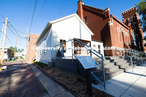 Exterior view of the newly remodeled Art Chapel, located on the north side of the F Street Neighborh