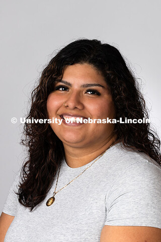 Studio portrait of Josselyn Vazquez-Catalan, Academic Navigator in the College of Education and Huma