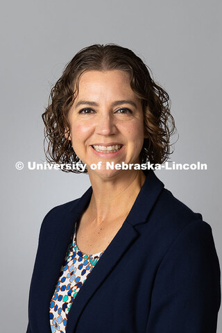 Studio portrait of Rebecca Baskerville, Associate Director, Experiential and Global Learning, Univer
