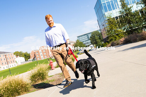 Tyler White, Honors Program Faculty Director and Professor of Practice in Political Science, takes J