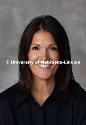 Studio portrait of Amy Ferguson, Senior Director of development for the College of Engineering, Nebr