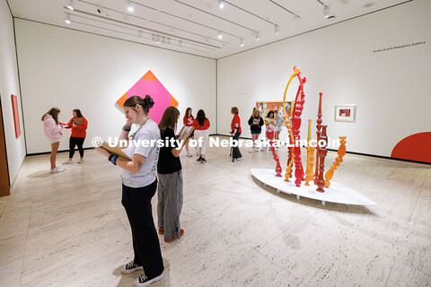 Students in the Music for Non-Majors 171: Arts Alive at Nebraska course participate in a back-to-bac