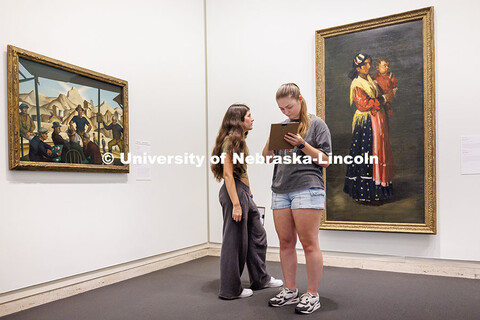 Students in the Music for Non-Majors 171: Arts Alive at Nebraska course participate in a back-to-bac