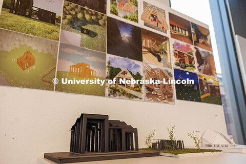 Architectural Design Studio midterm Class critiques inside Architecture Hall. October 17, 2025. 