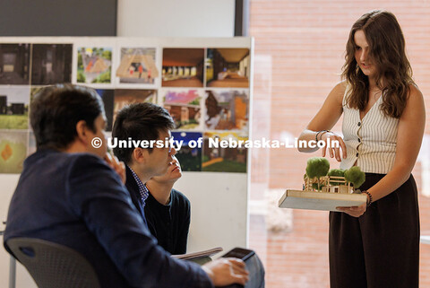 Architectural Design Studio midterm Class critiques inside Architecture Hall. October 17, 2025. 