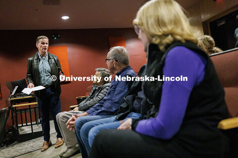 Johnny Carson Foundation visits the Johnny Carson School of Theatre and Film and Center for Emerging