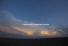 Cloud and Corn planting north of Adams, Nebraska.  May 14, 2013.  