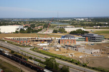 Nebraska Innovation Campus construction, NIC.  July 15, 2014, 