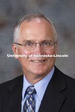 Studio portrait of Roger Elmore, Professor, Agronomy and Horticulture. August 20, 2014. 