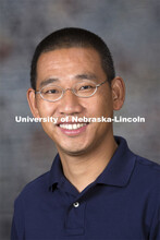 Studio portrait of Yuguo Lei, Assistant Professor, Chemical and Biomolecular Engineering. August 20,