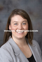 Studio portrait of Nichole MacDonald, Associate Director of MBA Programs, College of Business Admini