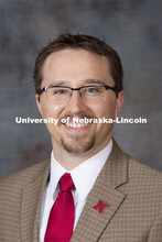 Studio portrait of LJ McElravy, Assistant Professor of Youth Civic Leadership, Agricultural Leadersh