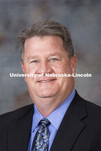 Studio portrait of Daren Redfearn, Associate Professor, Agronomy and Horticulture, August 20, 2014. 