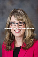 Studio portrait of Erica Ryherd, Assistant Professor, Architectural Engineering, August 20, 2014. 