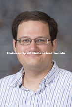 Studio portrait of Sean Trundle, Assistant Professor, History, August 20, 2014. 