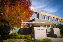 Keim Hall, fall east campus photos, October 22, 2014. 