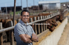 Vishal Singh and his start up company, Quantified Ag, are using telemetric ear tags on cattle to tra