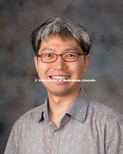 Studio portrait of Kyungyong Lee, New Faculty Photo Shoot, August 19, 2015. 
