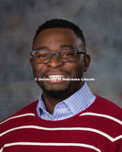 Studio portrait of John Osiri, New Faculty Photo Shoot, August 19, 2015. 