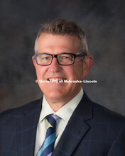 Studio portrait of Randy Peters, New Faculty Photo Shoot, August 19, 2015. 