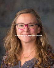 Studio portrait of Milena Radzikowska, New Faculty Photo Shoot, August 19, 2015. 