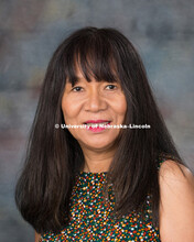 Studio portrait of Takako Smith, New Faculty Photo Shoot, August 19, 2015. 