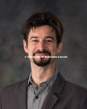 Studio portrait of Roberto Stein, New Faculty Photo Shoot, August 19, 2015. 