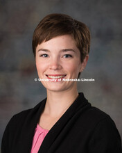 Studio portrait of Lark Warren, New Faculty Photo Shoot, August 19, 2015. 