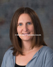 Studio portrait of Rachael Wendler, New Faculty Photo Shoot, August 19, 2015. 