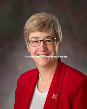 Studio portrait of Susan J. Weller, director of the University of Nebraska State Museum of Natural H